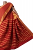 Exclusive Zari Checks Half and Half Mysore Crepe Silk Saree-Double Pallu 
